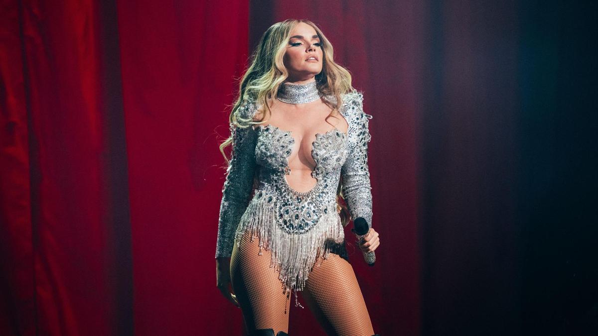 La cantante Melody en Eurovisión