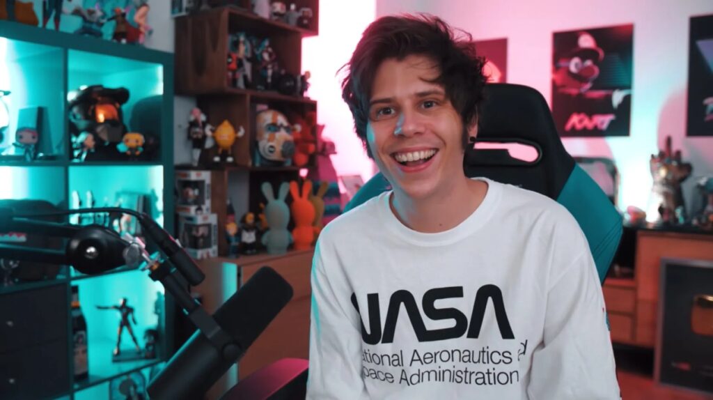 Rubius durante uno de sus streams en Twitch
