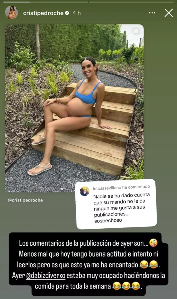 La respuesta de Cristina Pedroche a algunos cometarios en en Instagram